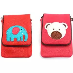 모던 월드온 땡처리 투지퍼 파우치 애니멀 수납 가방 카드지갑 캐릭터 애니멀시리즈