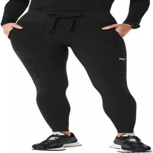 FIGS 세비야 하이웨이스트 스크럽 레깅스 여성용 - 슬림 핏 팬츠 포켓 6개 폼 피팅 4방향 스트레치