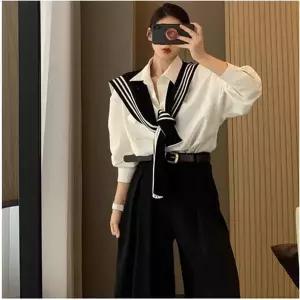 꾹상점3  여성용 니트 봄 가을 패션스타일 스트라이프 양면 케이프 카디건 의류 가울 가을옷