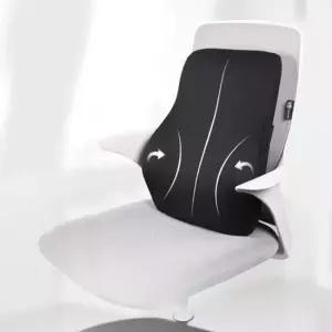 사무실등쿠션 메모리폼 등쿠션 차량 사무실 의자 허리받침대 지지대