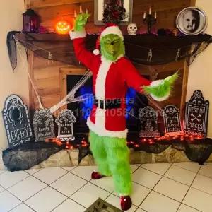 할로윈 코스프레 코스튬 옷 이벤트 의상 크리스마스 산타 클로스 트 소품 벨트 장갑 마스크 모자 파티 공 [