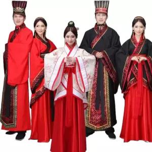 한복 코스프레 중국 전통 사극 선녀 무사 남녀 커플