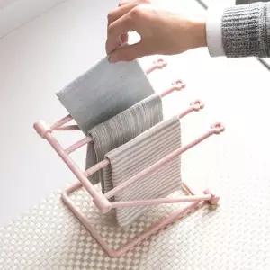 주방 행주 수납 선반 벽걸이 싱크대 정리 공간 절약 접이식 거치 스탠드 위생