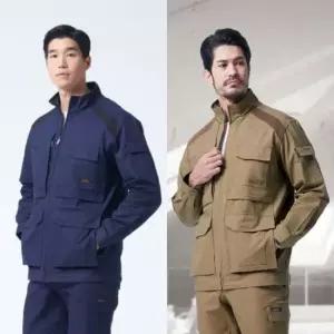 용접복 상의 작업복 여름 용접현장복 노가다상의 용접복