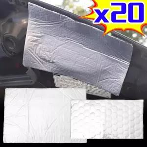 호환  범용 차량 방음재 시트 부틸 고무 소음 차단 보닛 단열재 댐핑 매트 후드 도어 섀시 열 차단 스티커