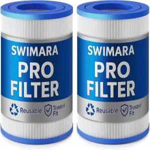 2팩 PDM28 461273 FC-9944 교체용 온수 욕조 필터 드림메이커 및 아쿠아레스트 스파 호환 7-1/4인치 x