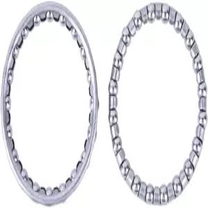 NOVOCE 2pcs 자전거 헤드셋 케이지 볼 베어링 프레임 프론트 포크 리어 리테이너 레이스 사이클링