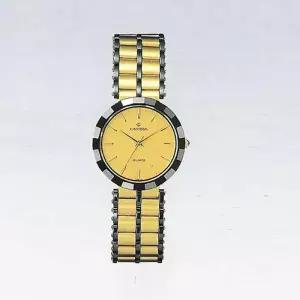 카리타스 고품격 지르코늄 남성 명품 예물 선물 고급 금장 메탈 손목 시계 / C45M