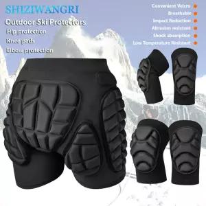 스노보드 스케이팅 스키 중 EVA 패딩이 있는 보호용 반바지/무릎 보호대/팔꿈치