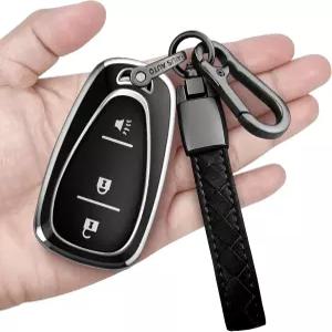 2016-2025 쉐보레 이쿼녹스 말리부 스파크 크루즈 트래버스 블(블랙 버튼 3개)와 호환되는 키체인 소프트