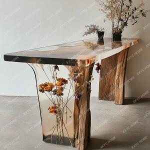 TT 에폭시 레진 리버 테이블 커피 독창적인 개성 작은 아파트 거실 가정용 심플 모던 라이트 럭셔리 9