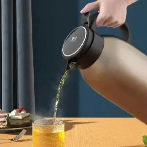 보온병 주전자 1.6L 온수병 대용량 물병 가정용 골드