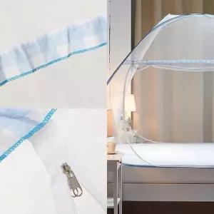 모기 방지 텐트형 방충망 원터치 수면 모기장 180x200 침대용