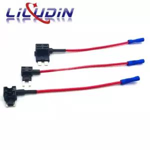 유리관퓨즈 휴즈 12V 미니 소형 중형 차량용 퓨즈 홀더 마이크로 ATM 회로 추가 탭 어댑터