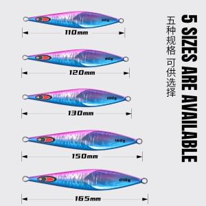 지깅 프로 60g 80g 100g 렉터 슬로우 지그 해수 메탈 심해 낚시 용품