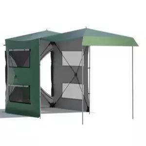 차박도킹텐트 원터치 양방향지퍼 캠핑 그늘막 여행 자외선차단 방수 모기장