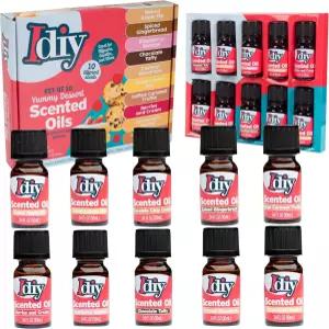 디저트 향 오일 선물 세트 10팩 10ml XL 병 디퓨저 아로마테라피 양초 비누 슬라임 크래프트용 스위트