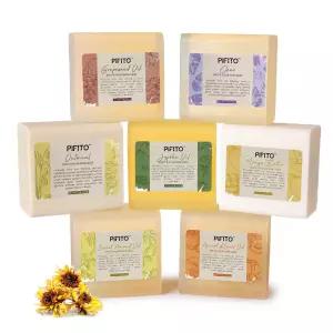 피피토 녹여서 붓는 비누 베이스 러 7파운드 호호바 오일 스위트 아몬드 망고 버터 살구 커널 포도씨