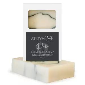 스테이션 사우스 콜렉티브 듀크 염소 우유 비누 남성용 보습 수분 공급 바디 앤 헤어 클렌징 민감한 피부를