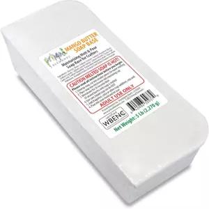 원시 요소 망고 버터 비누 베이스 제작 및 제조를 위한 보습용 녹이고 부은 글리세린 쉽게 자를 수