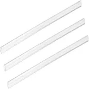 uxcell 3Pcs 투명 경질 아크릴 파이프 6mm 0.24 ID x OD 10인치 원형 폴리카보네이트 튜브 배관 조명