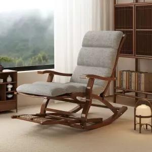 안락 흔들의자 스윙체어 원목 리클라이너 로킹체어 거실 야외 싱글 휴식 소파