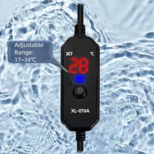 어항온도조절기 수조 수족관 히터 쿨러 17-34 ° C 수중 디지털 디스플레이 조절 온도 조절기 25W-75W