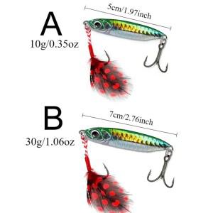 아키빅 8개입 메탈 지그 스푼 10g/30g 캐스팅 지깅 바닷물 쇼어 루어 시배스