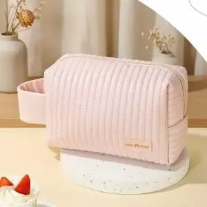 [다잇템] 여성용 화장품 클래식 누빔 파우치