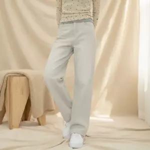 [다잇템] 여성 사계절용 하이웨스트 일자핏 면바지