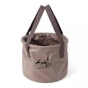 캠핑설거지통 접이식바구니 브라운 버킷 10L 휴대용