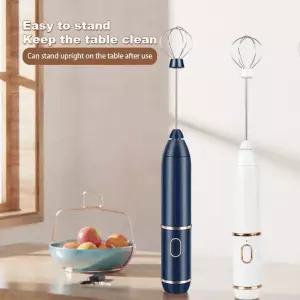 미니거품기 교반 카푸치노 크림 USB 전기 휴대용 우유 Frothers 주방 계란 털 믹서 미니 커피 메이커 3 속