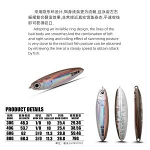 2025 신형 초단거리 아헤리나 블리키 메탈 지그 30g/40g/60g/80g 스페인 고등어 카츠오 루어 바다낚시 스