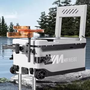 낚시용 아이스박스 쿨러 캐리어 바퀴 초경량