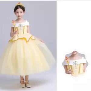 미녀와 야수 벨 공주 드레스 여아 유아 어린이 조카 생일 어린이날 선물 풍성한 치마 콘솔 지퍼
