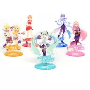 (정품) 위드썸띵 하츠네미쿠 보컬로이드 아크릴 스탠드 린 렌 미쿠