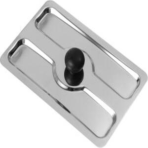 SEWACC 스테인리스 스틸 토스터 커버 2 슬라이스 금속 뚜껑 먼지 보호기 빵 기계 주방 가전 교체 부품