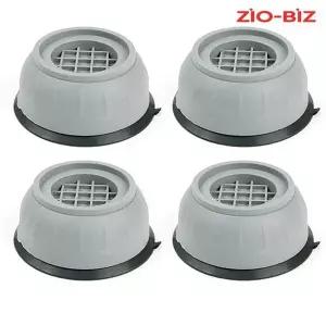 [지오비즈]세탁기 받침대 4개세트/드럼 통돌이 세탁기 냉장고 건조기 받침대 소음 진동 방지 높이 수평조절