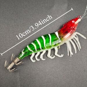 5개입 시뮬레이션 새우 낚시 미끼 바닷물 오징어 지그 액세서리 문어