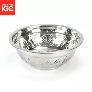 스테인리스 타공 다라이 소쿠리 김장용 물빠짐 믹싱볼 8호