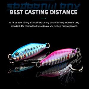 매직웍스 낚시용 메탈 지그 팩 3g 5g 7g 5개입 박스 마이크로 인조 미끼 루어 세트 배스 지깅 가짜 물고기