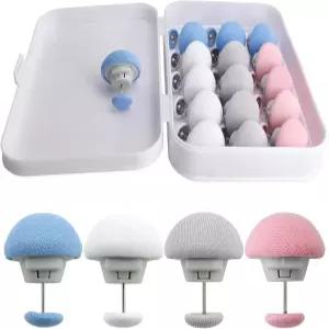 SHRJ 16Pcs 이불 클립 침구 홀더 핀 고정 장치 얇은 두꺼운 담요 시트 침대 스커트 슬 베개 수건 쿠션 커튼