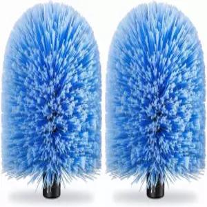 웹스터 코브웹 더스터 헤드의 폴용 2팩 나사 스파이더 리무버 브러시 부착물 표준 3/4인치 파란색에