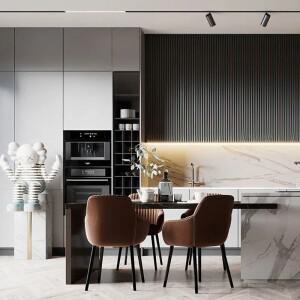 영국 소형 풀세트 독립형 그레이블랙베이지 스테인리스 매직코너 다층 주방 캐비닛 제조업체 (아일랜드 포