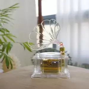 ksr LED 투명 축음기 오르골