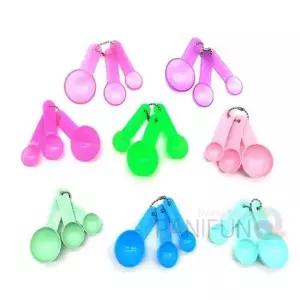 계량용 숟가락 3종 세트 미용 소품 조리용 플라스틱 계량 스푼