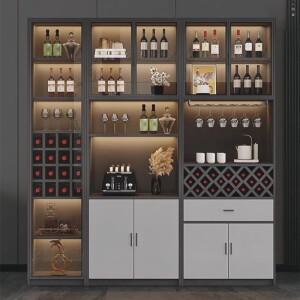주방 바 벤치 Vitrina 유리 디스플레이 쇼케이스 병 코너 커피 랙 와인 캐비닛 장식 디자인 가구 미니