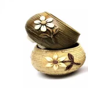 다육이 화분 10x8cm 수제 플라스틱 미니 화분