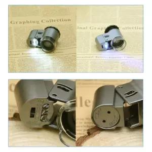 초미니 LED 현미경 50배율 파우치 포함 숙제 조립