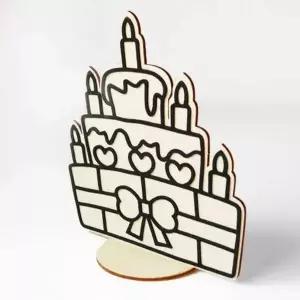 액자꾸미기 입체라인(037 케이크)18cmx20cm